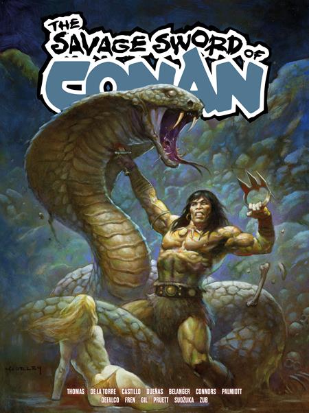Savage Sword Of Conan Tp Vol 05 Direct Market Edition Alex Horley Cover (Mr)