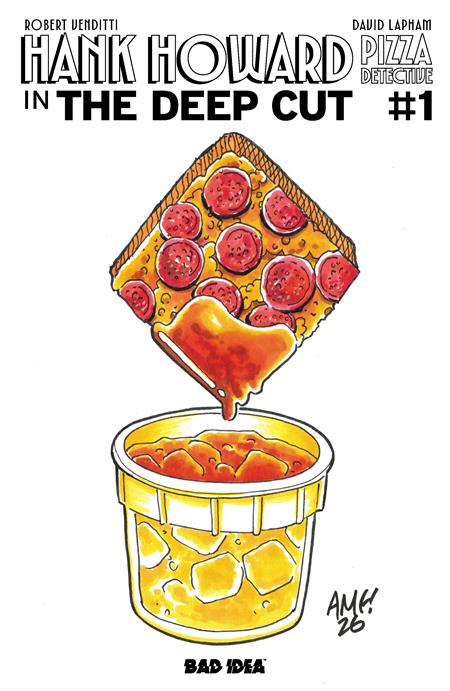 Hank Howard Pizza Detective The Deep Cut #1 (One Shot) Cover D Pizza By Tony Fleecs Variant
