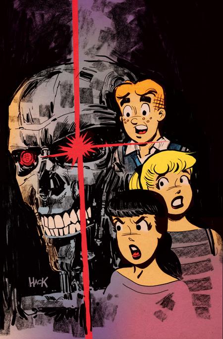 Archie Vs The Terminator #3 Cover F Robert Hack Ltd Virgin Variant