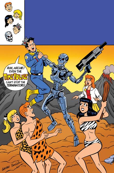 Archie Vs The Terminator #3 Cover I Inc 1:15 Bill Galvan Virgin Variant