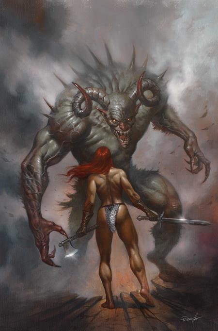 Red Sonja She Devil With A Sword #8 Cover J Inc 1:15 Lucio Parrillo Virgin Variant
