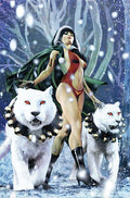 Vampirella Helliday Special 2026 #1 (One Shot) Cover E Cat Staggs Metal Premium Variant