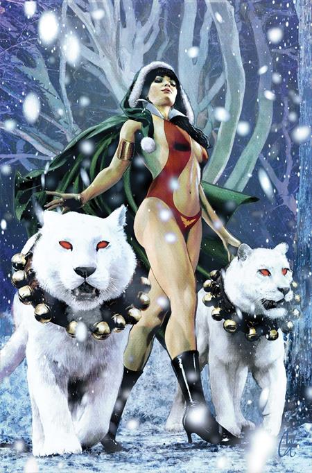 Vampirella Helliday Special 2026 #1 (One Shot) Cover F Cat Staggs Ltd Virgin Variant