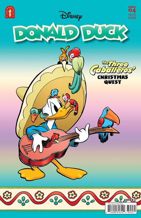 Donald Duck Legacy #392 The Three Caballeros Christmas Quest Cover C Inc 1:10 Walt Kelly Variant