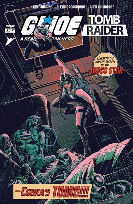 Gi Joe A Real American Hero Tomb Raider #3 (Of 5) Cover D Inc 1:25 Chris Mooneyham Vintage Joe Variant