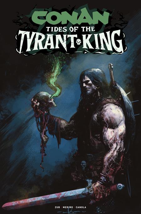 Conan The Barbarian Tides Of The Tyrant King #4 (Of 4) Cover D Gerardo Zaffino Glow In The Dark Variant (Mr)