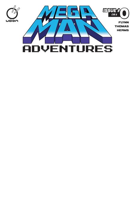 Mega Man Adventures #0 (One Shot) Cover D Blank Sketch Variant