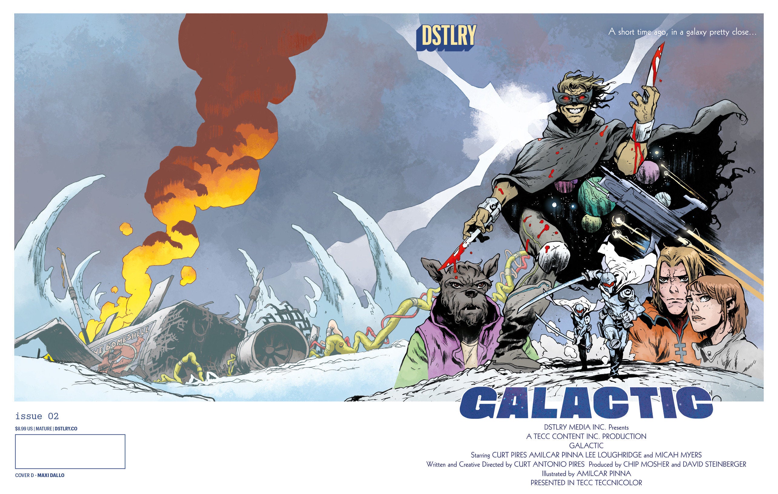 Preorder By 06/08 ~ GALACTIC #2 CVR D MAXI DALLO HOMAGE VARIANT