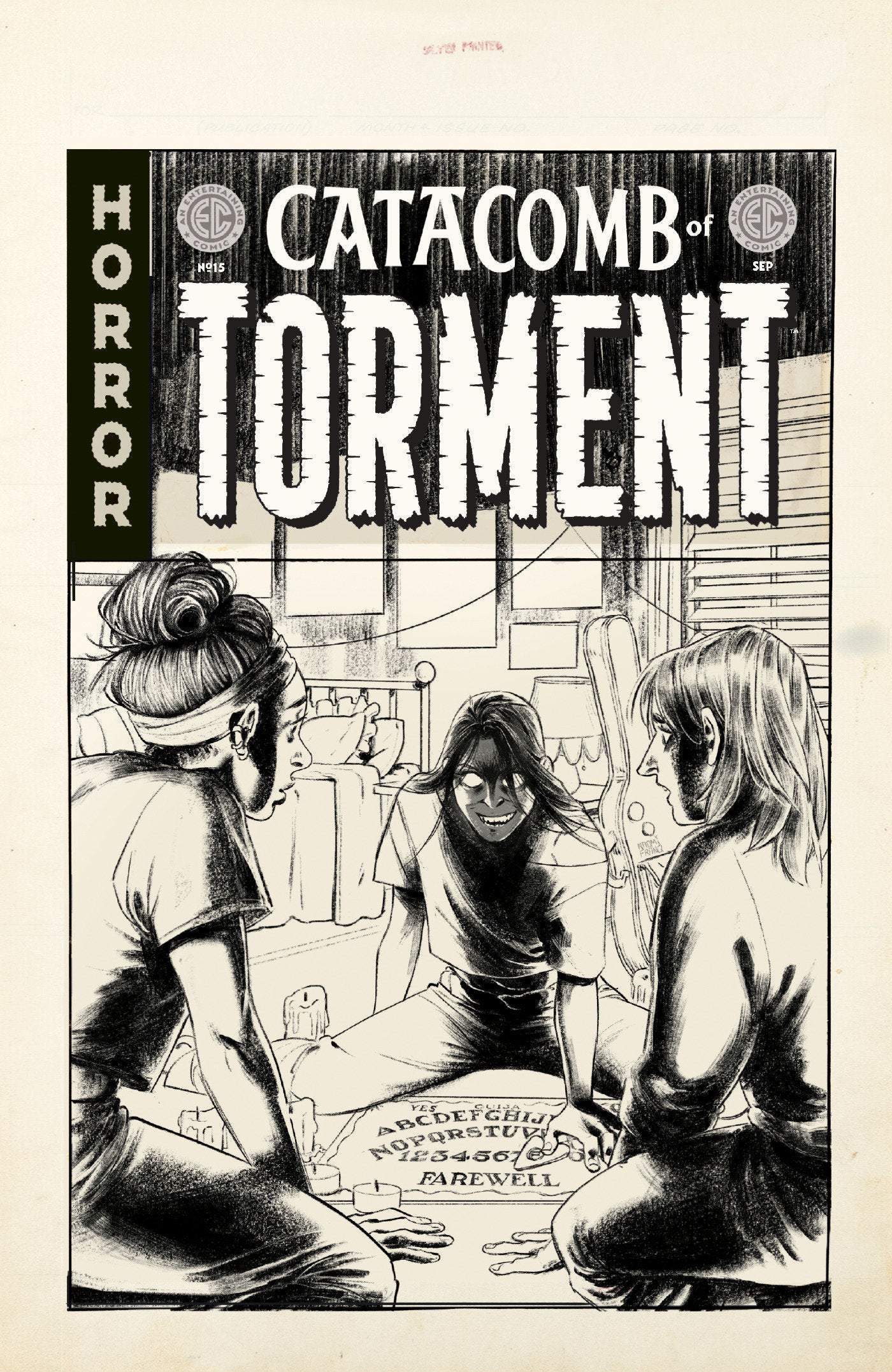 EC Catacomb Of Torment #15 Cover D INC 1:20 Naomi Franq B&W Artist Edition Variant