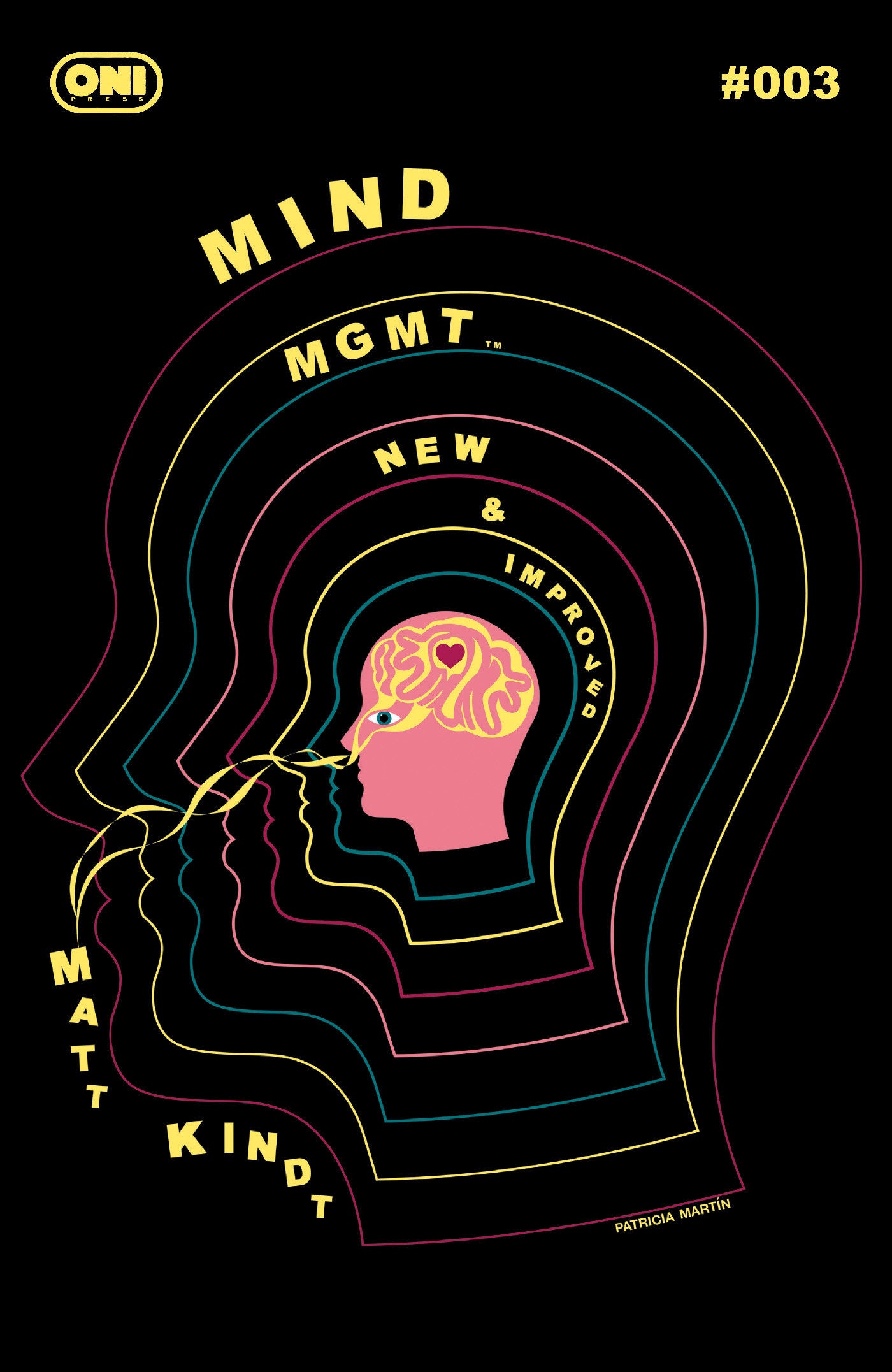 Mind Mgmt New & Improved #3 CVR F INC 1:50 Patricia Martin Var