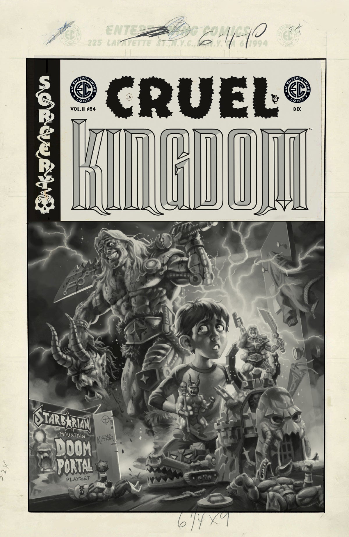 EC Cruel Kingdom 2 #4 Cover D Lukas Ketner B&W Artist Edition 1:20 Var