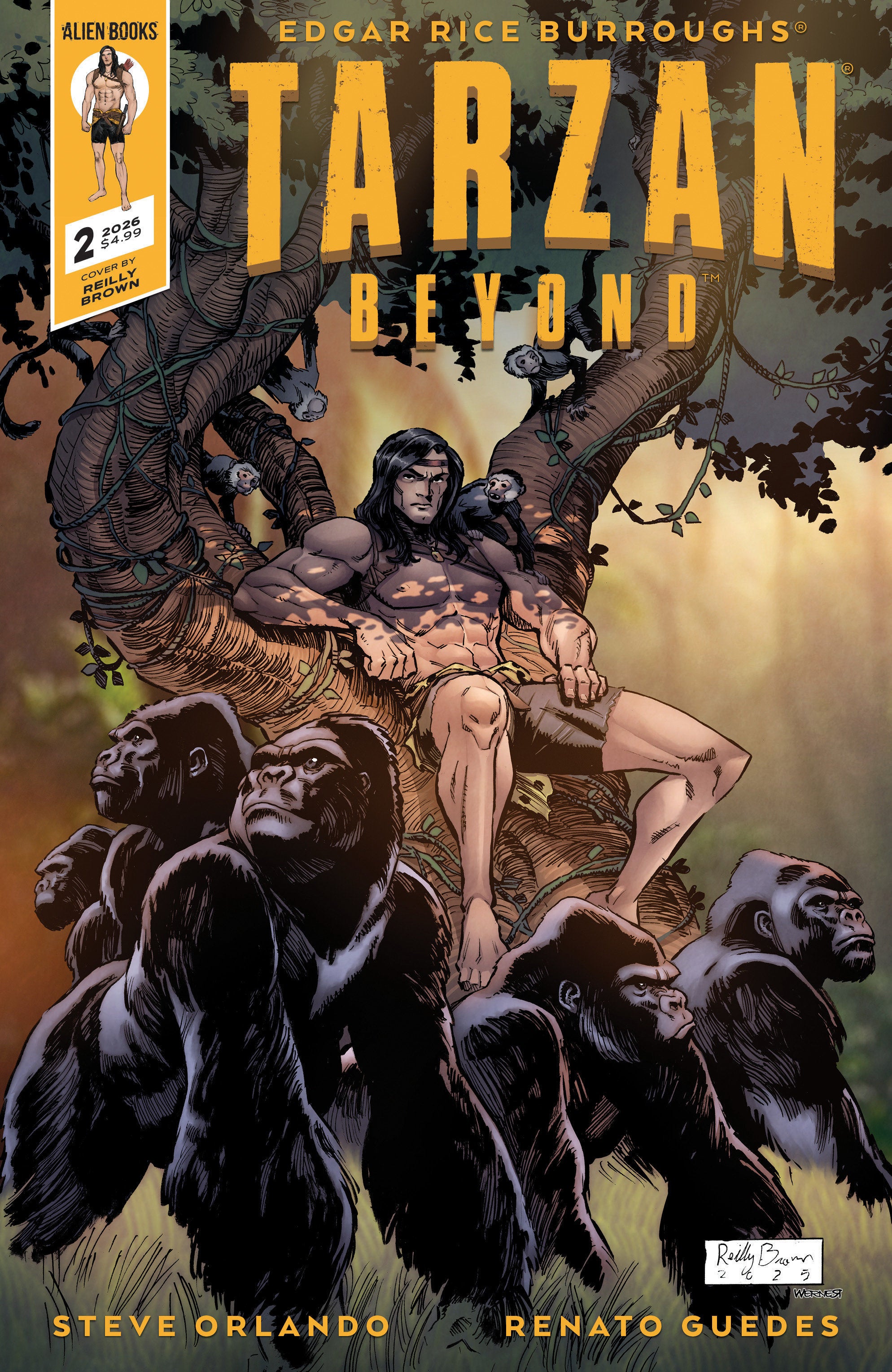Preorder By 06/15 ~ Tarzan Beyond #2 Variant C (Brown)