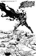 Zorro's Legacy #3 Variant D (Lopresti B&W)