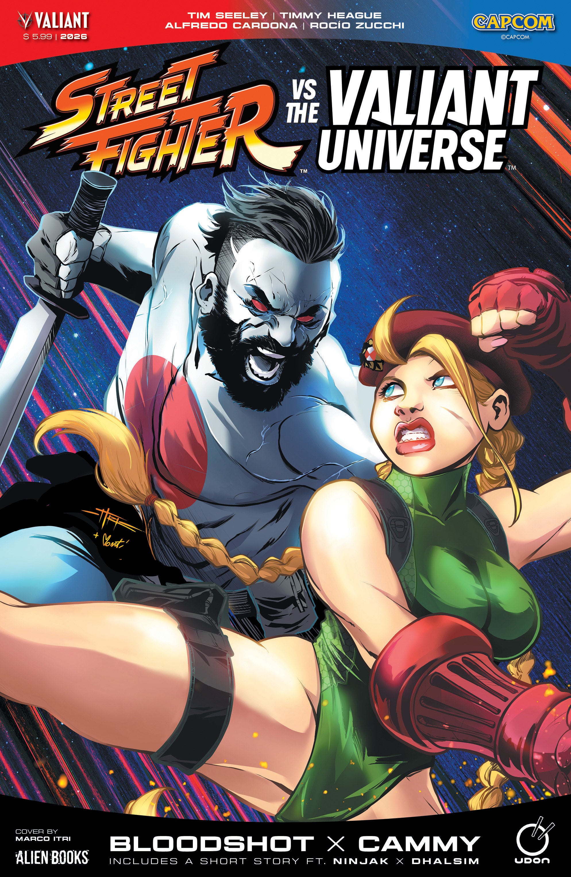 Preorder By 06/22 ~ Street Fighter Vs. The Valiant Universe Special Variant C (Itri)