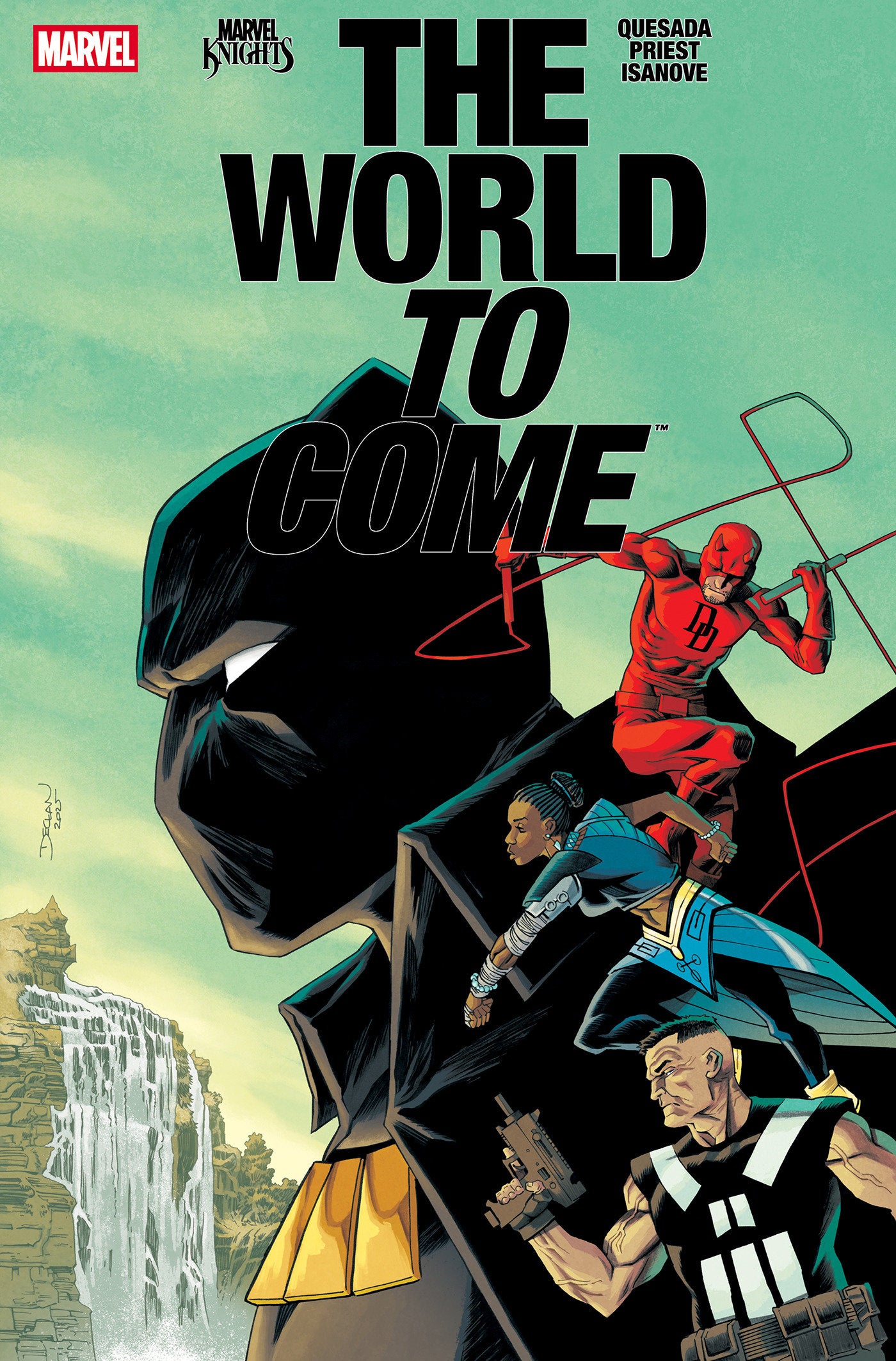 Preorder By 5/4/2026 ~ MARVEL KNIGHTS: THE WORLD TO COME #6 DECLAN SHALVEY VARIANT