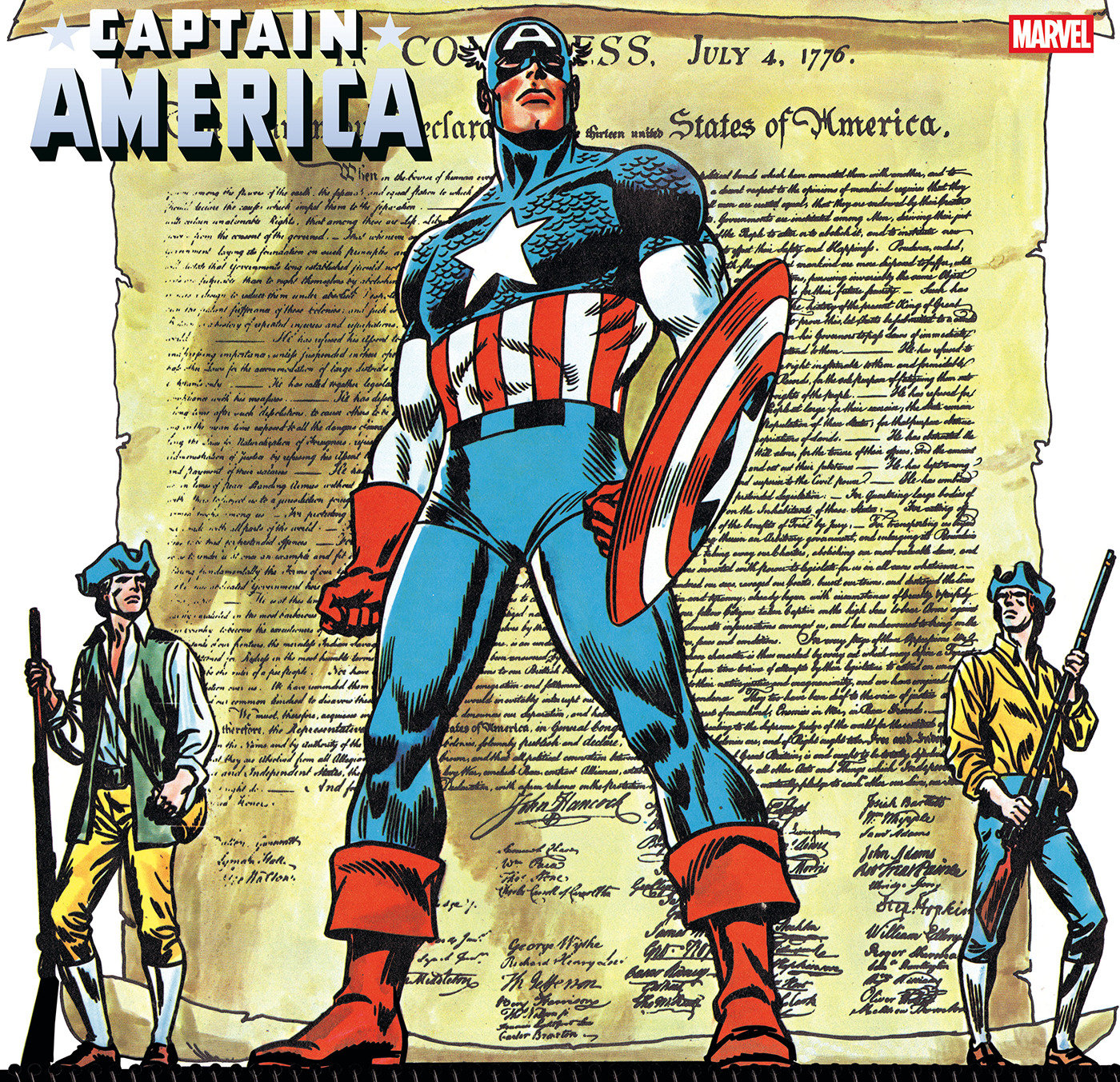 Preorder By 06/15 ~ CAPTAIN AMERICA #13 JOHN ROMITA SR. BICENTENNIAL CALENDAR HIDDEN GEM VARIANT [ARM]