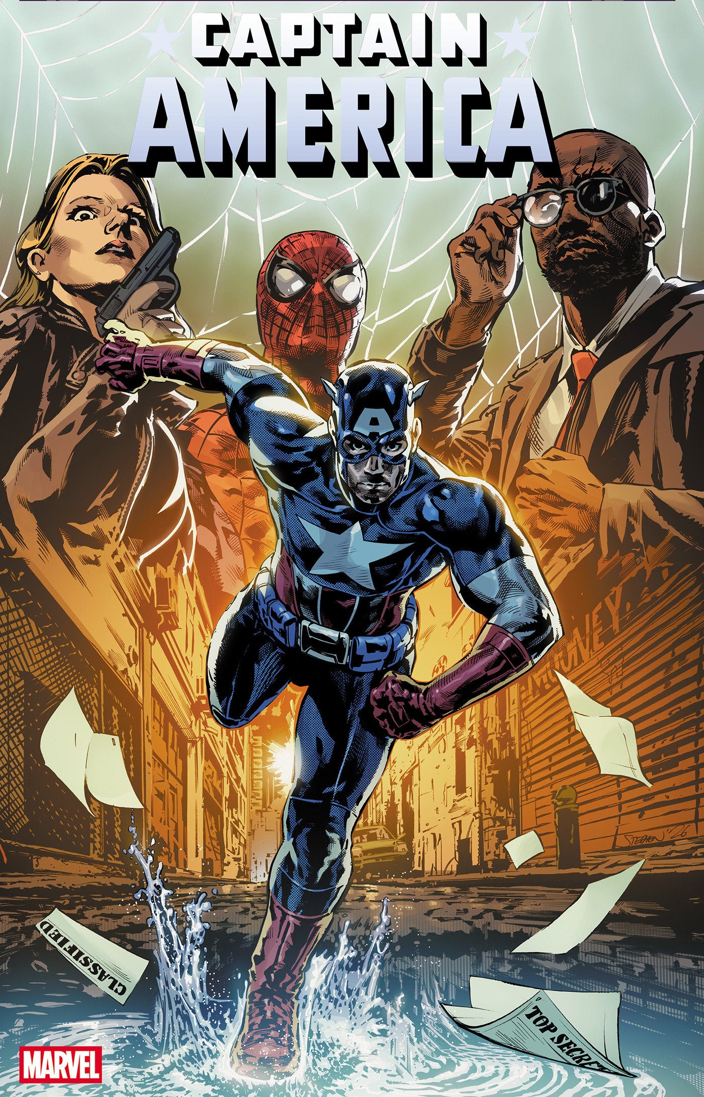 Preorder By 06/15 ~ CAPTAIN AMERICA #13 STEPHEN MOONEY VARIANT [ARM]