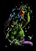 SPIDER-MAN/HULK: FIRE AND BRIMSTONE #3 GABRIELE DELL'OTTO VIRGIN VARIANT