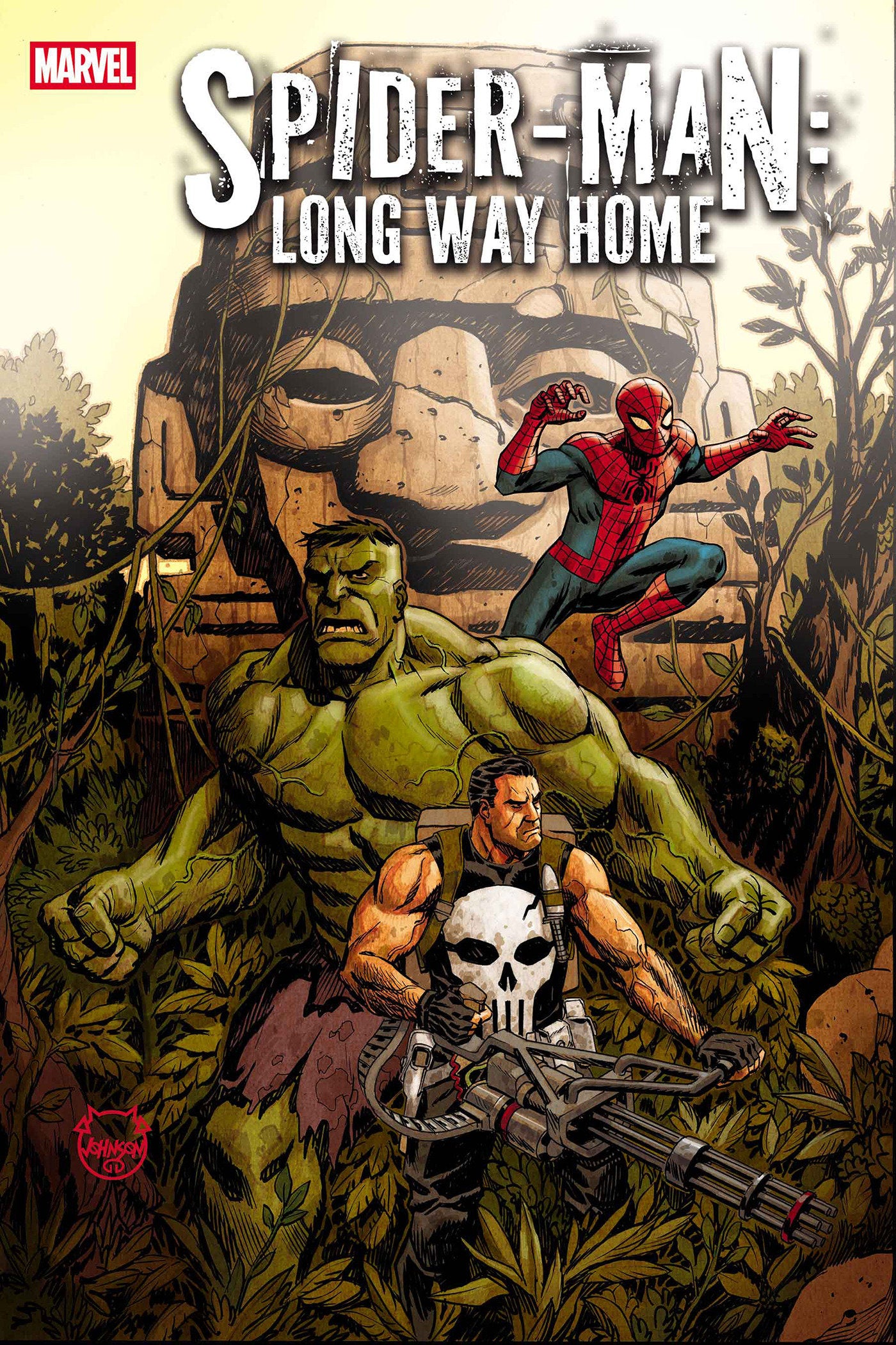 Preorder By 5/4/2026 ~ SPIDER-MAN: LONG WAY HOME #1 DAVE JOHNSON FOIL VARIANT
