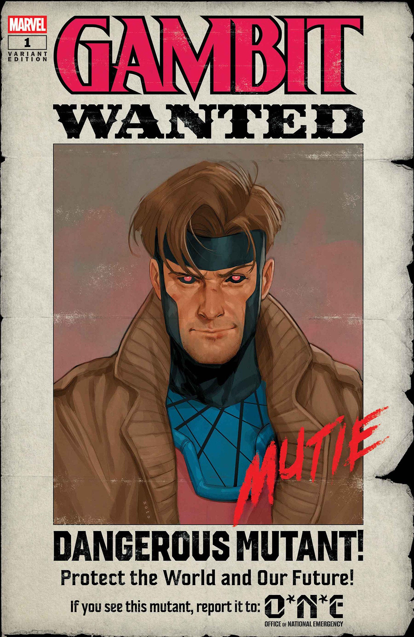 Preorder By 06/08 ~ GAMBIT: WANTED #1 PHIL NOTO WANTED VARIANT B