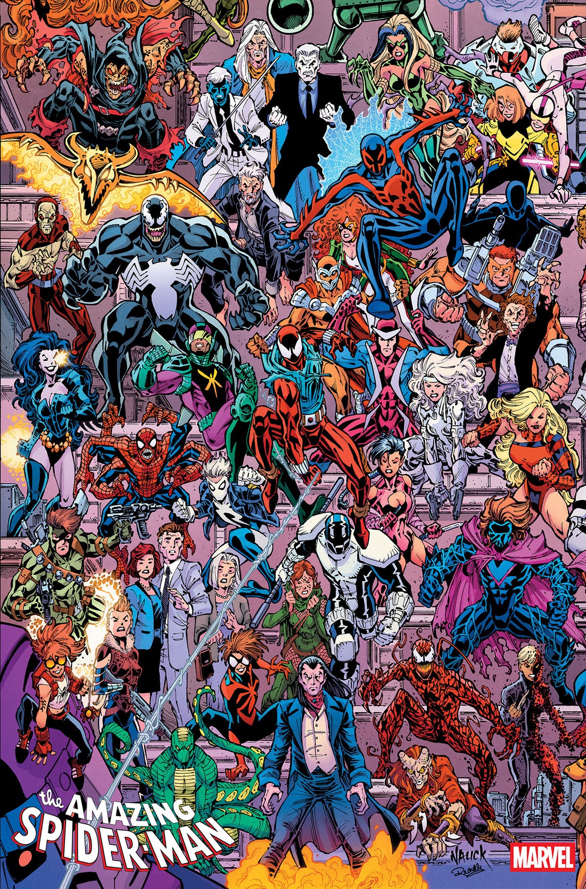 AMAZING SPIDER-MAN #1002 TODD NAUCK 4-PART CONNECTING LEGACY VARIANT