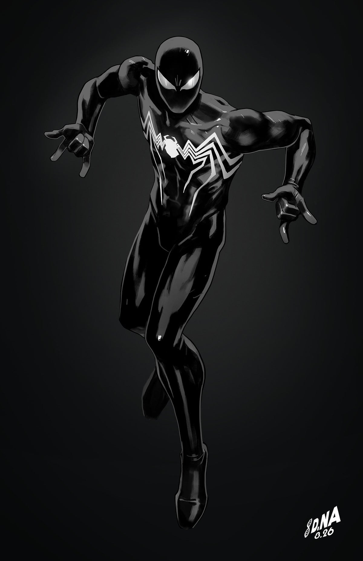 AMAZING SPIDER-MAN #1005 DAVID NAKAYAMA COLOR BLOCK BLACK VIRGIN 1:50 VARIANT