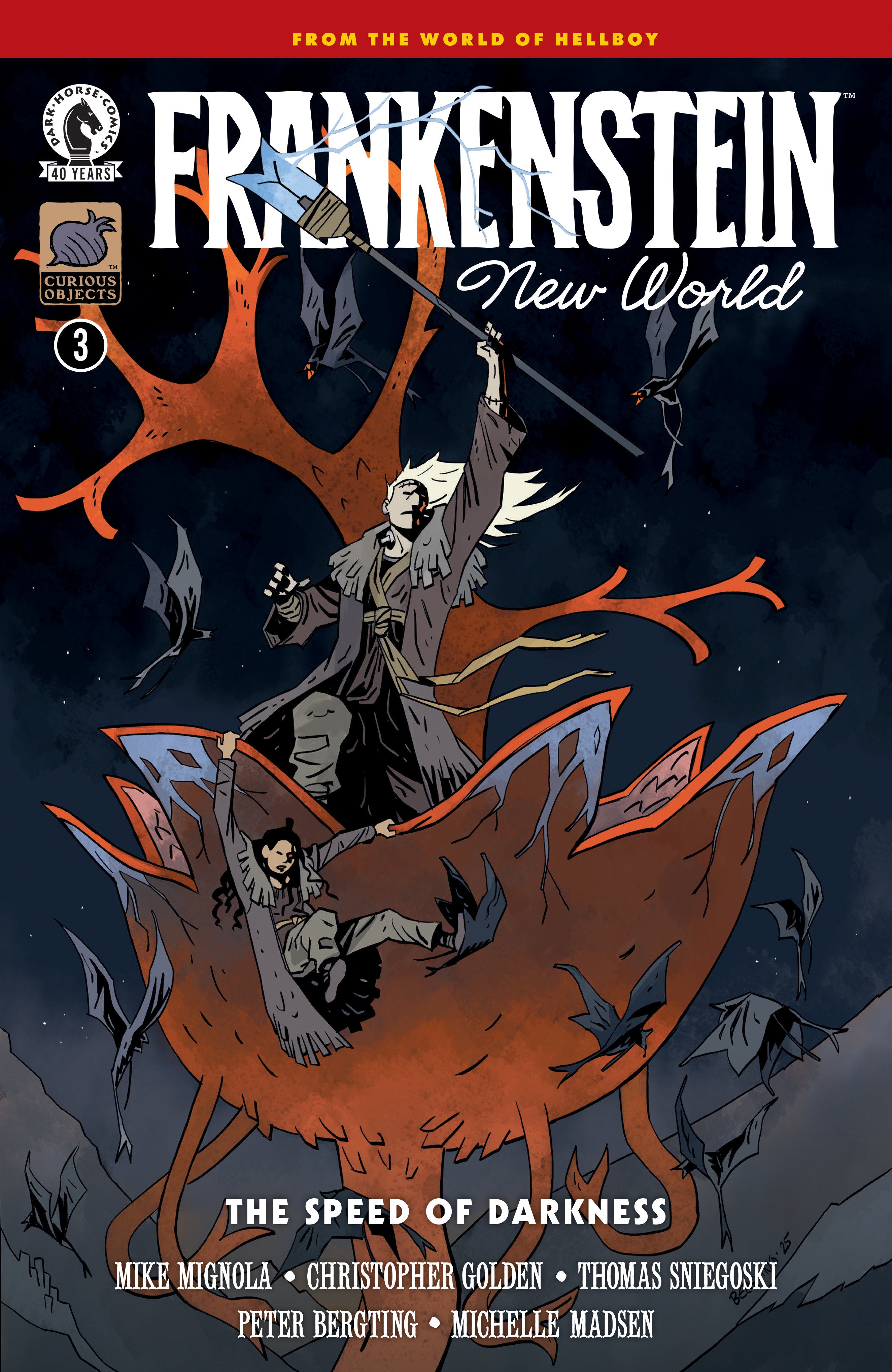 Preorder By 06/08 ~ Frankenstein: New World--The Speed of Darkness #3 (CVR A) (Peter Bergting)