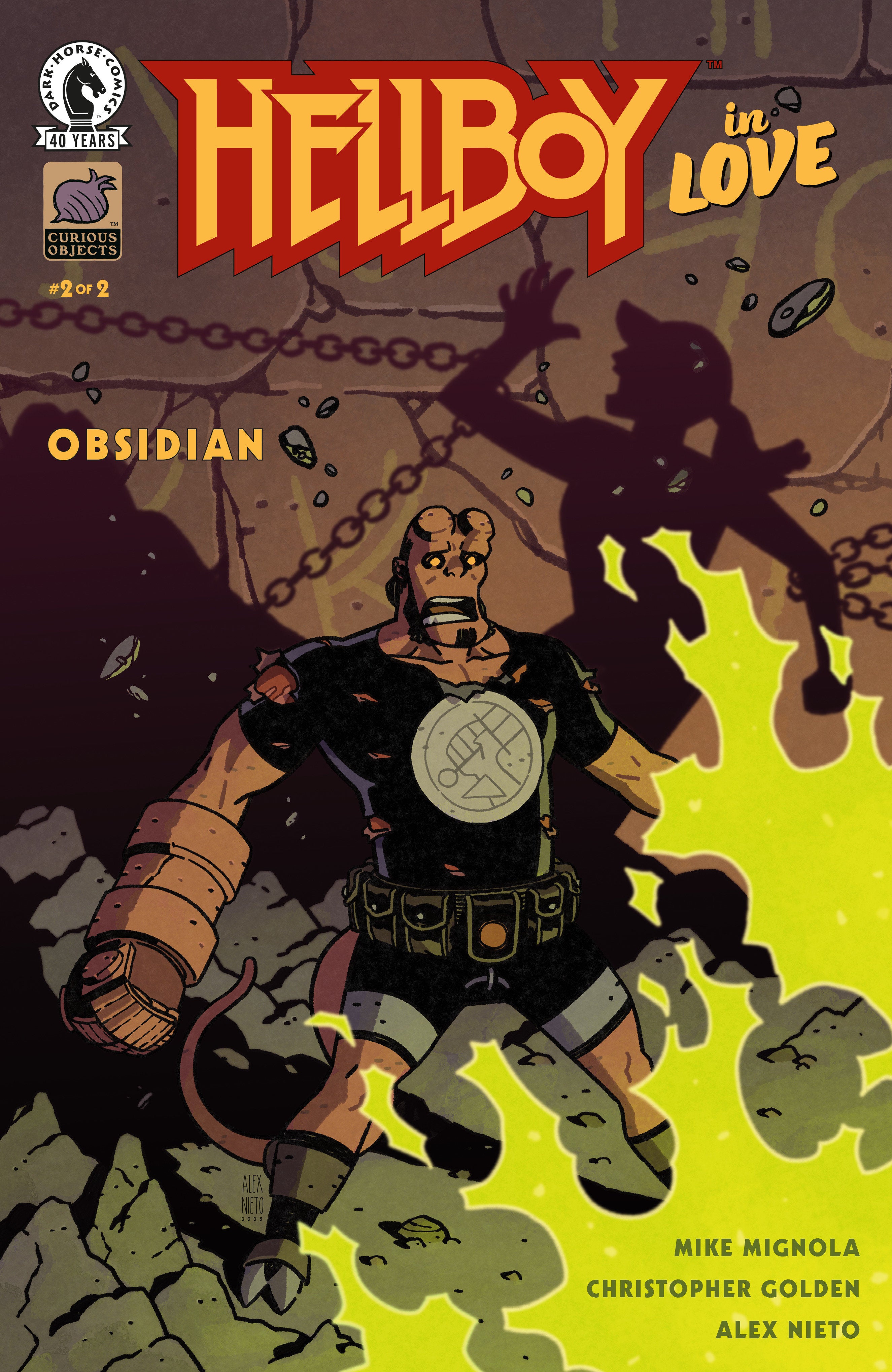 Preorder By 06/22 ~ Hellboy in Love: Obsidian #2 (CVR A) (Alex Nieto)