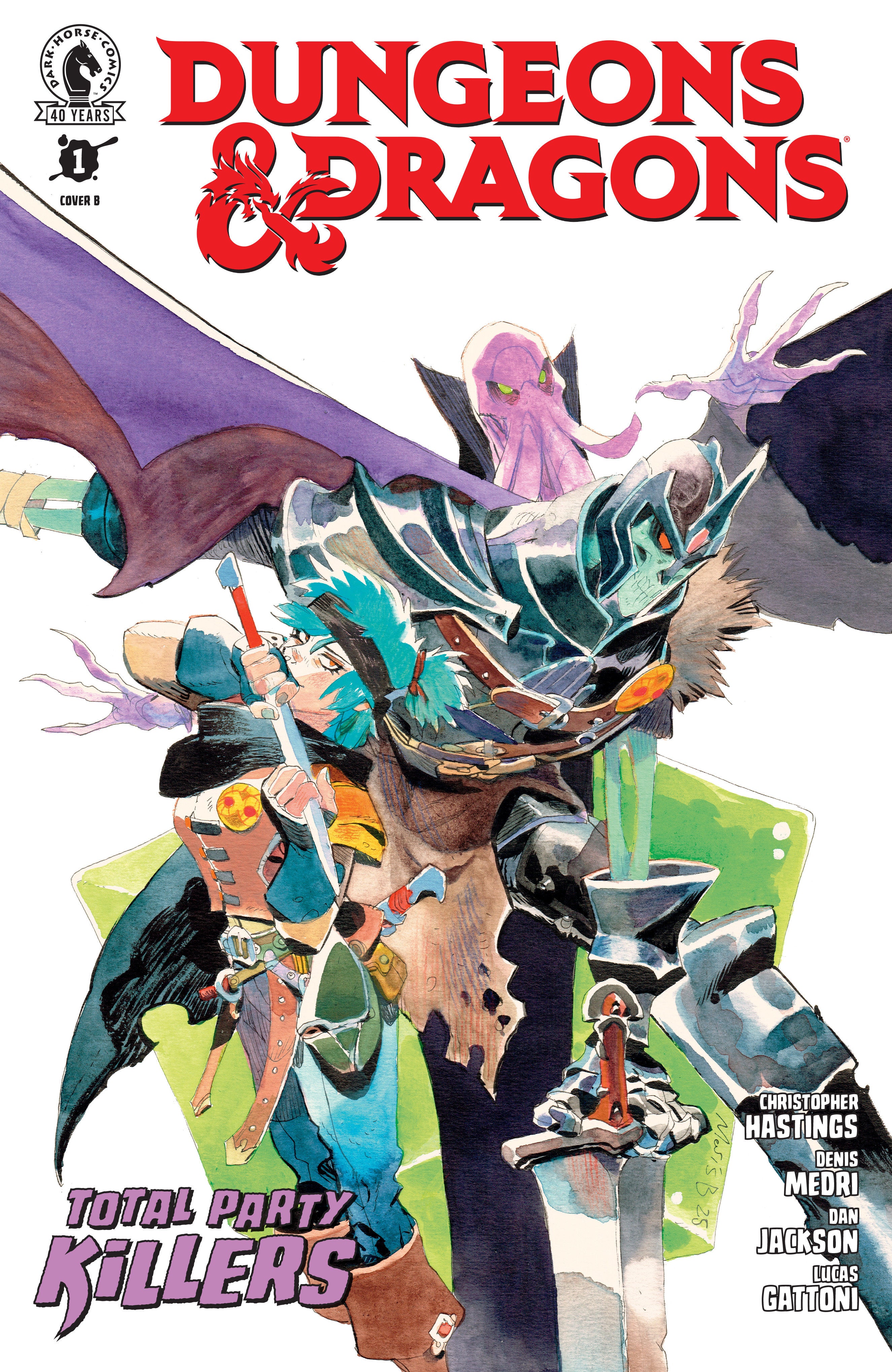 Preorder By 06/08 ~ Dungeons & Dragons: Total Party Killers #1 (CVR B) (1:20) (Matias Bergara)