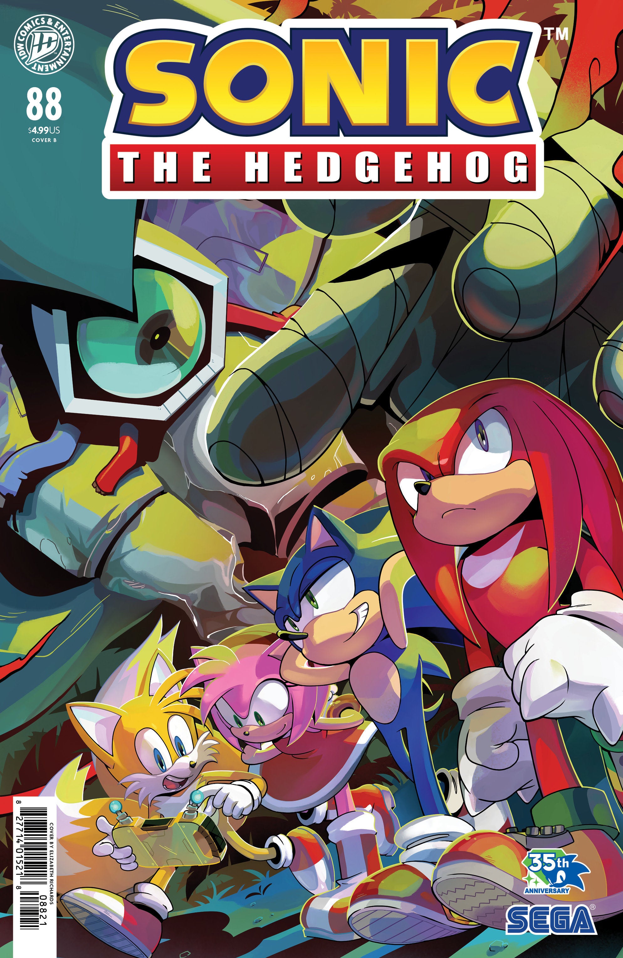 Preorder By 06/15 ~ Sonic the Hedgehog #88 Variant B (Richards)