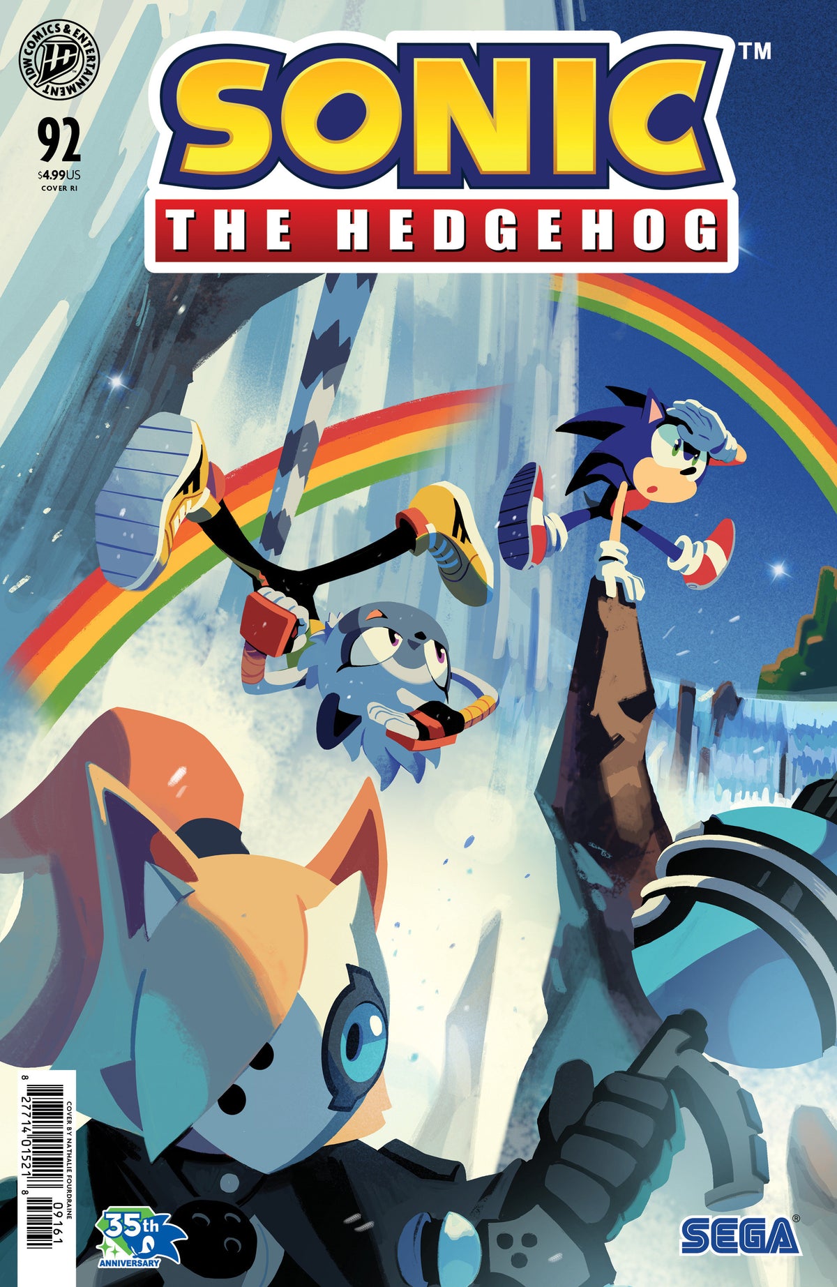 Sonic the Hedgehog #92 Variant RI (15) (Fourdraine)
