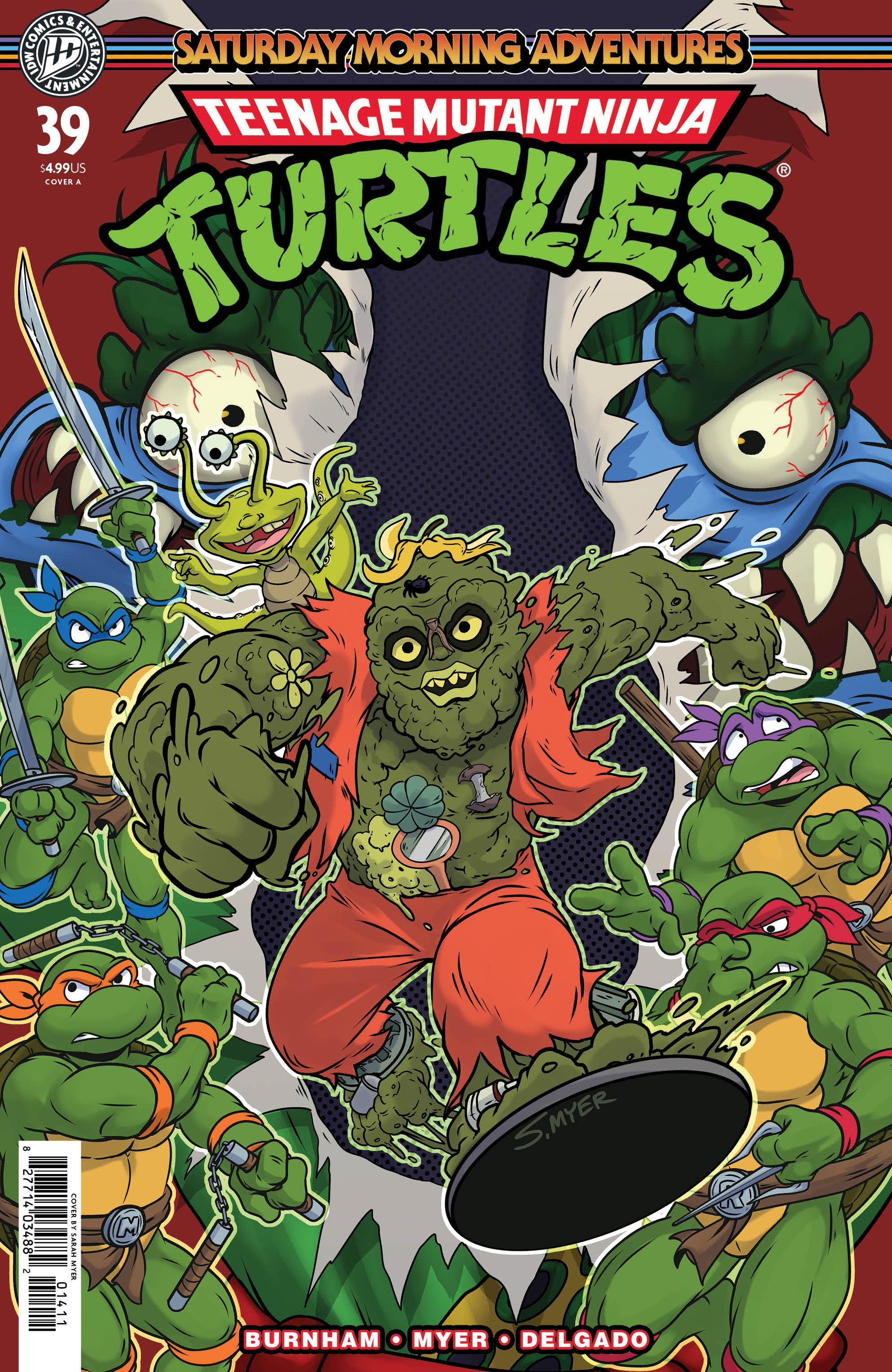 Preorder By 06/22 ~ Teenage Mutant Ninja Turtles: Saturday Morning Adventures #39 Cover A (Myer)