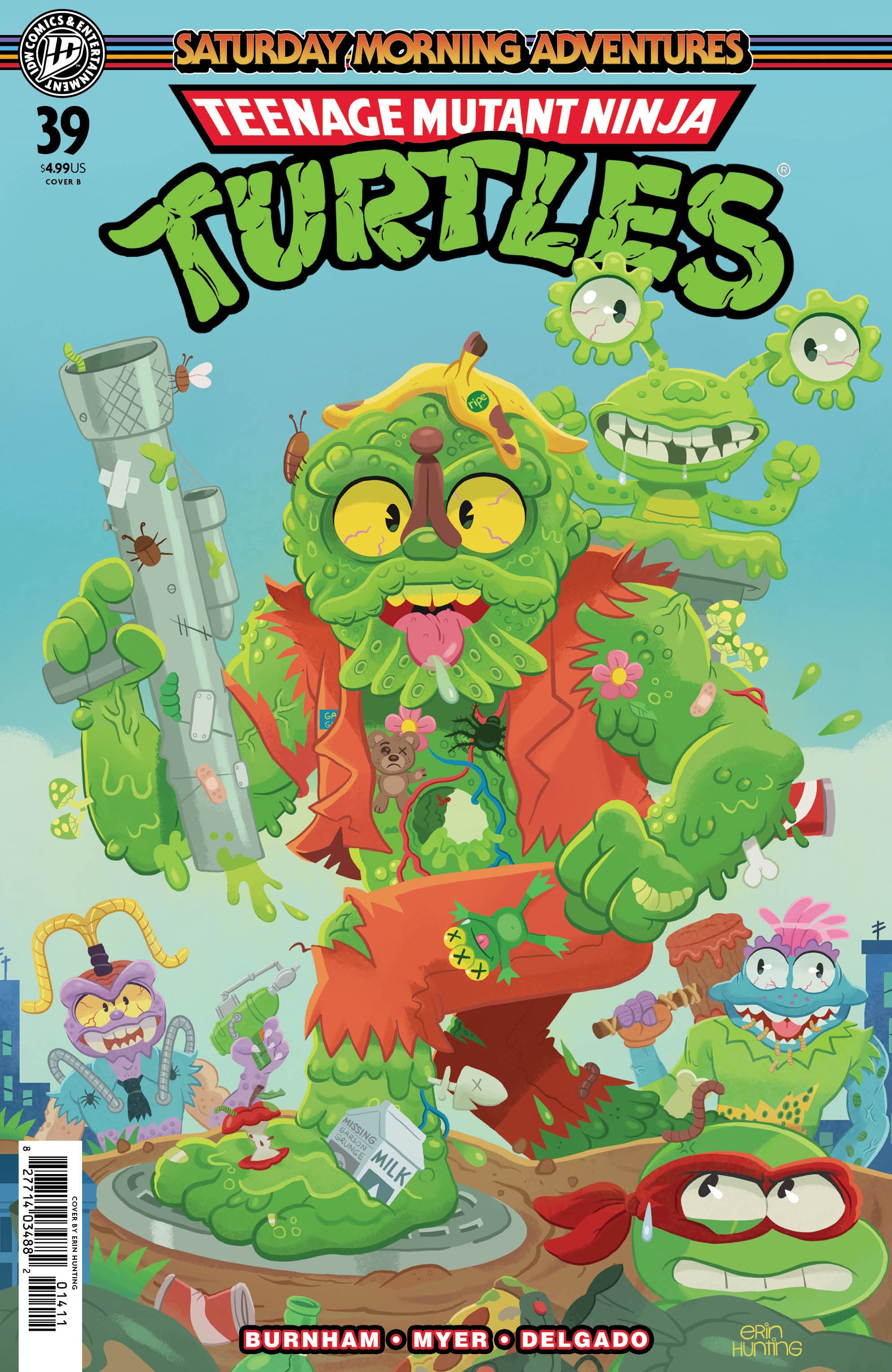 Preorder By 06/22 ~ Teenage Mutant Ninja Turtles: Saturday Morning Adventures #39 Variant B (Hunting)