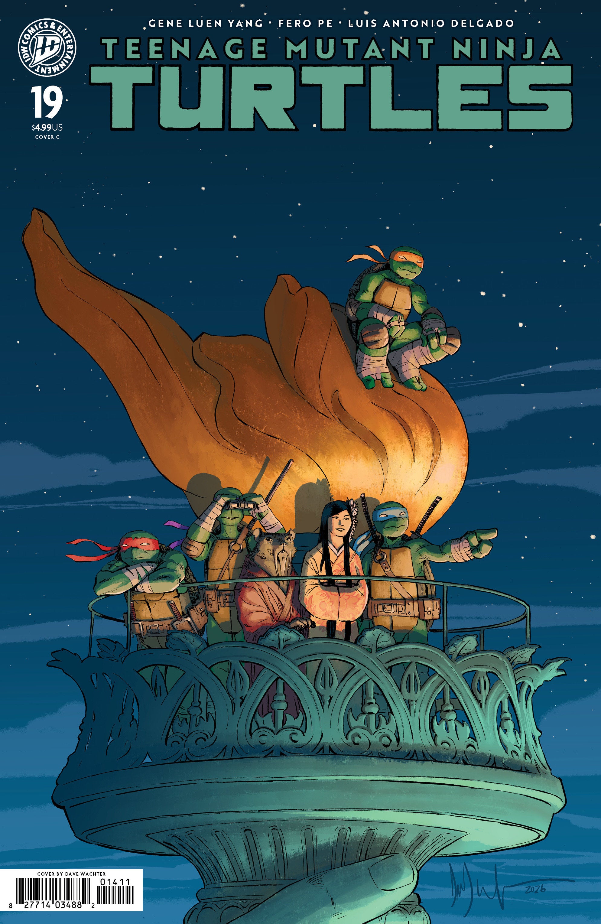 Preorder By 5/4/2026 ~ Teenage Mutant Ninja Turtles #19 Variant C (Wachter)