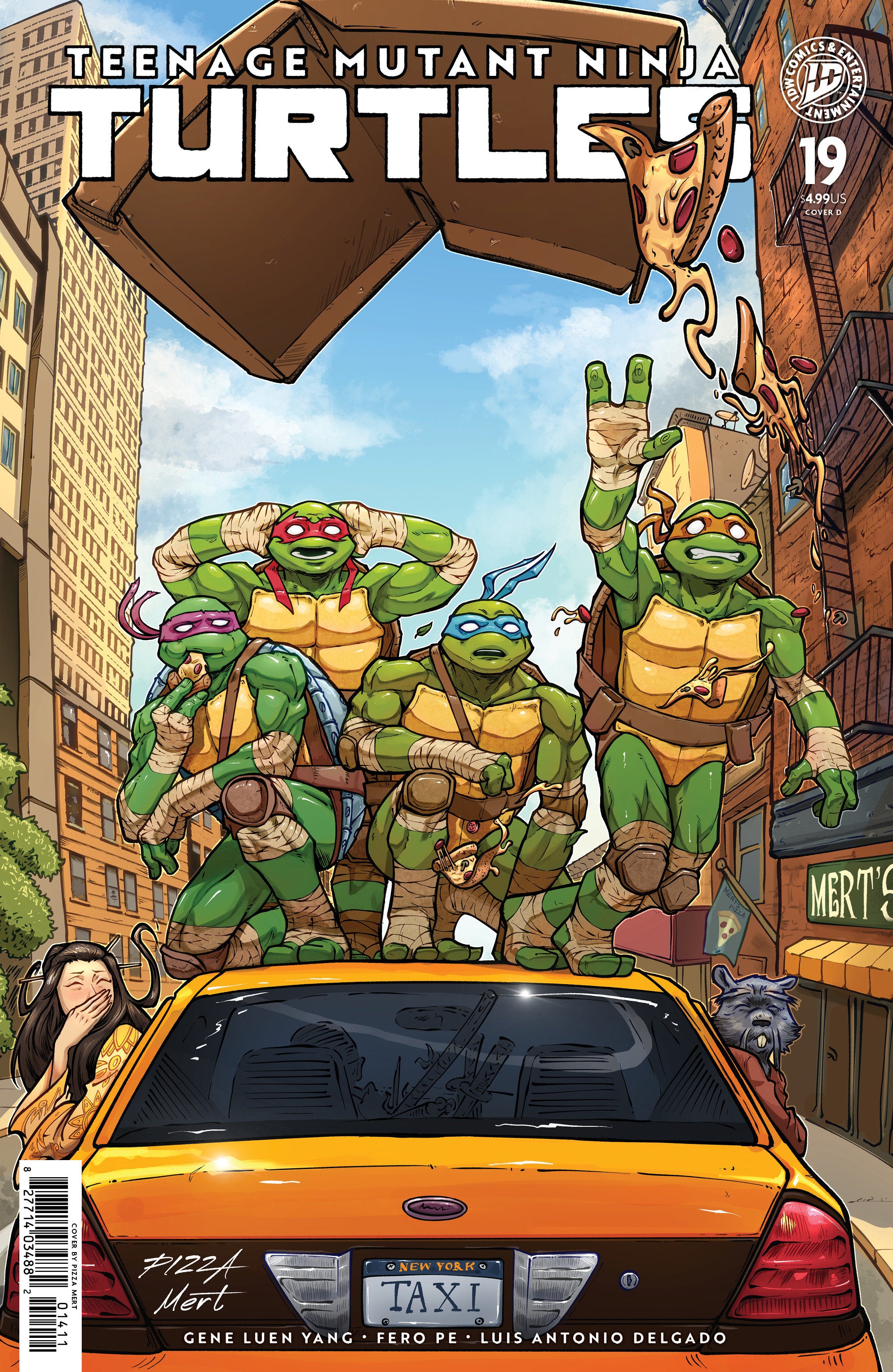 Preorder By 5/4/2026 ~ Teenage Mutant Ninja Turtles #19 Variant D (Mert)