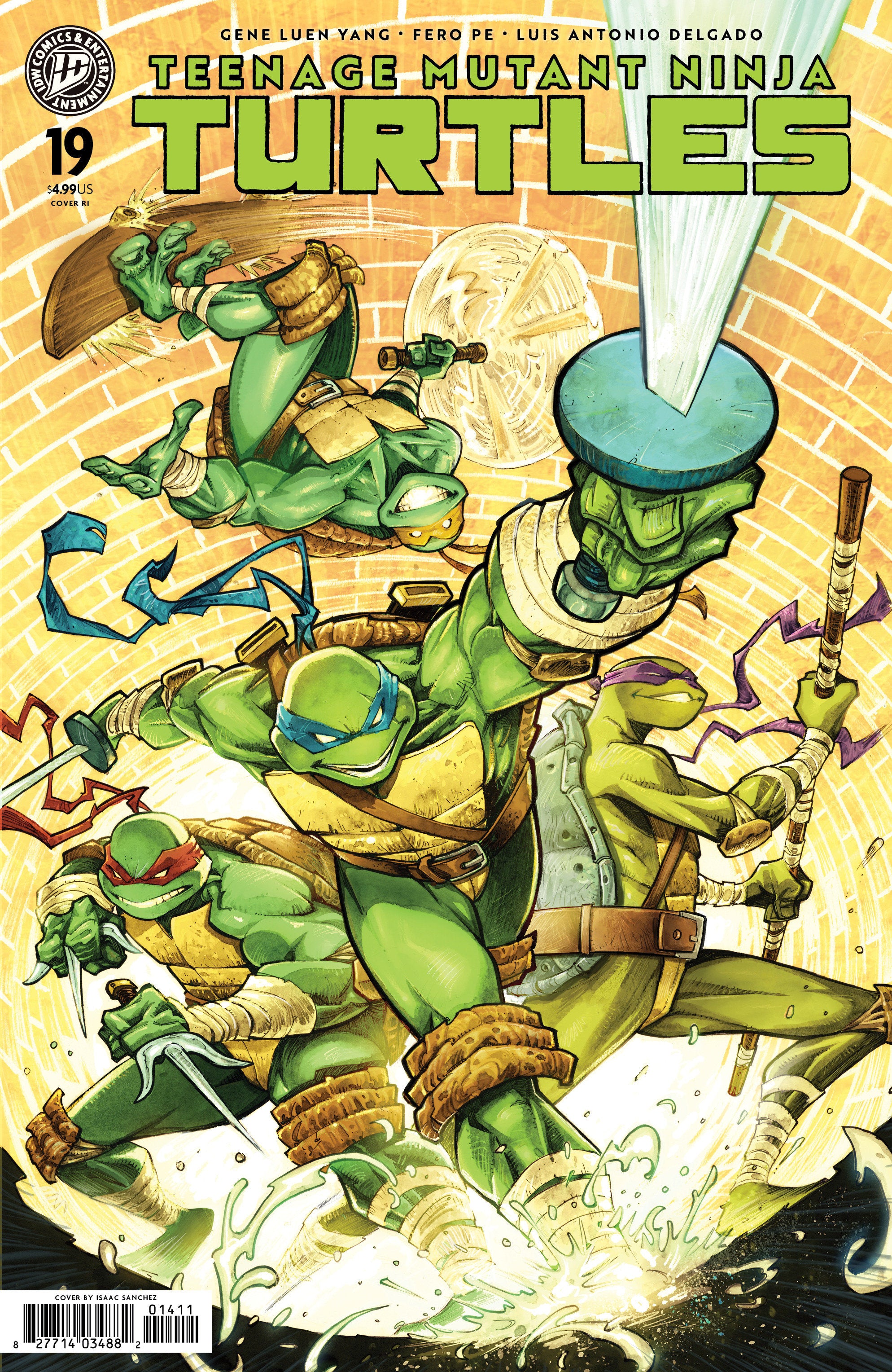 Preorder By 5/4/2026 ~ Teenage Mutant Ninja Turtles #19 Variant RI (50) (Gonz?­lez)