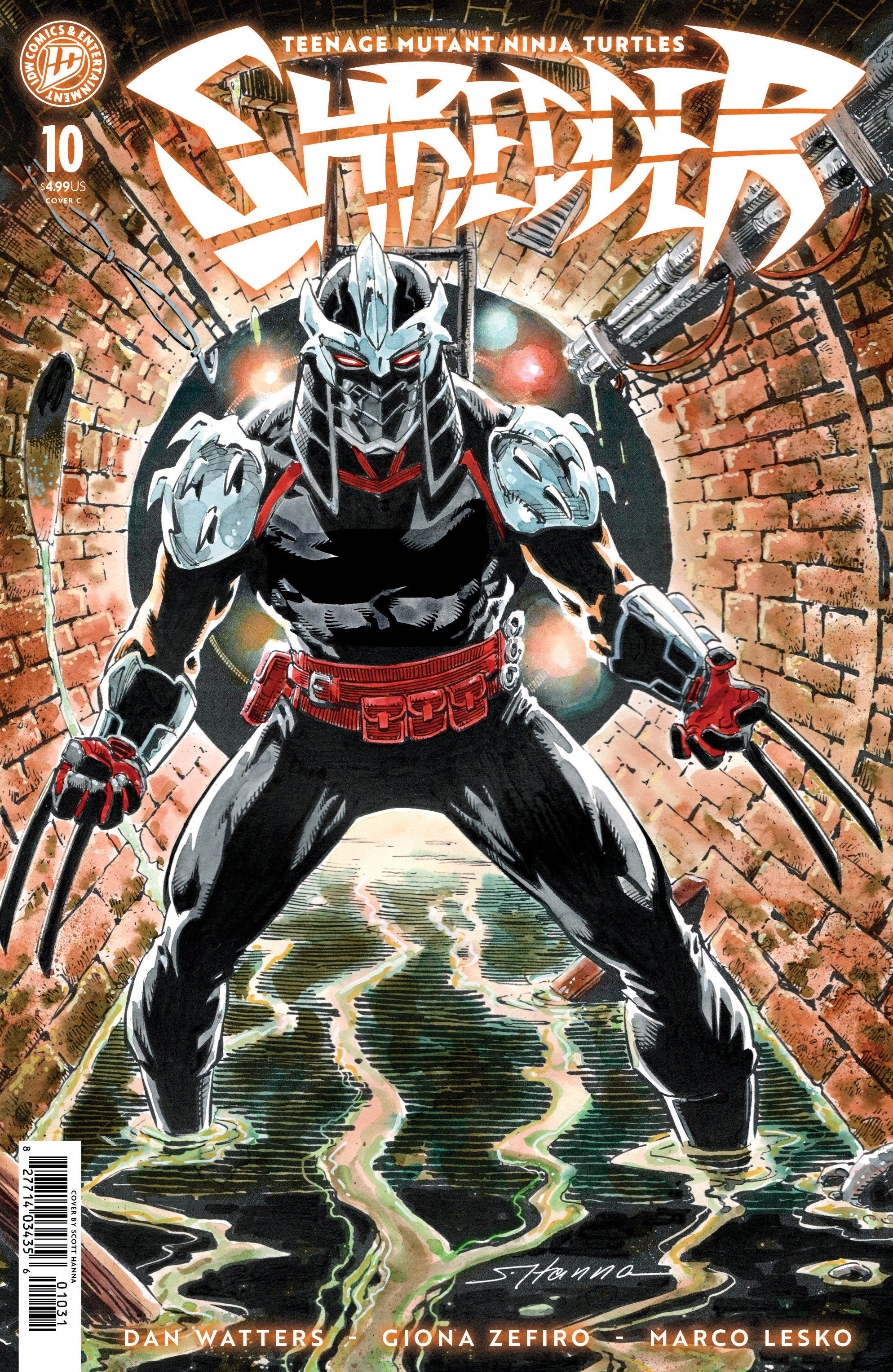 Preorder By 06/08 ~ Teenage Mutant Ninja Turtles: Shredder #10 Variant C (Hanna)