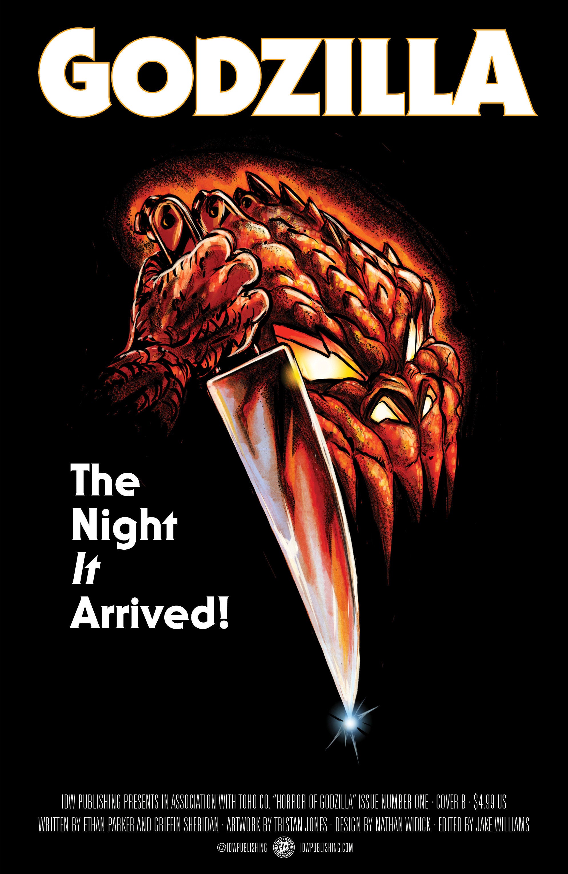 Preorder By 06/15 ~ The Horror of Godzilla [Kai-Sei Era] #1 Variant B (Tunica Movie Homage Cover)