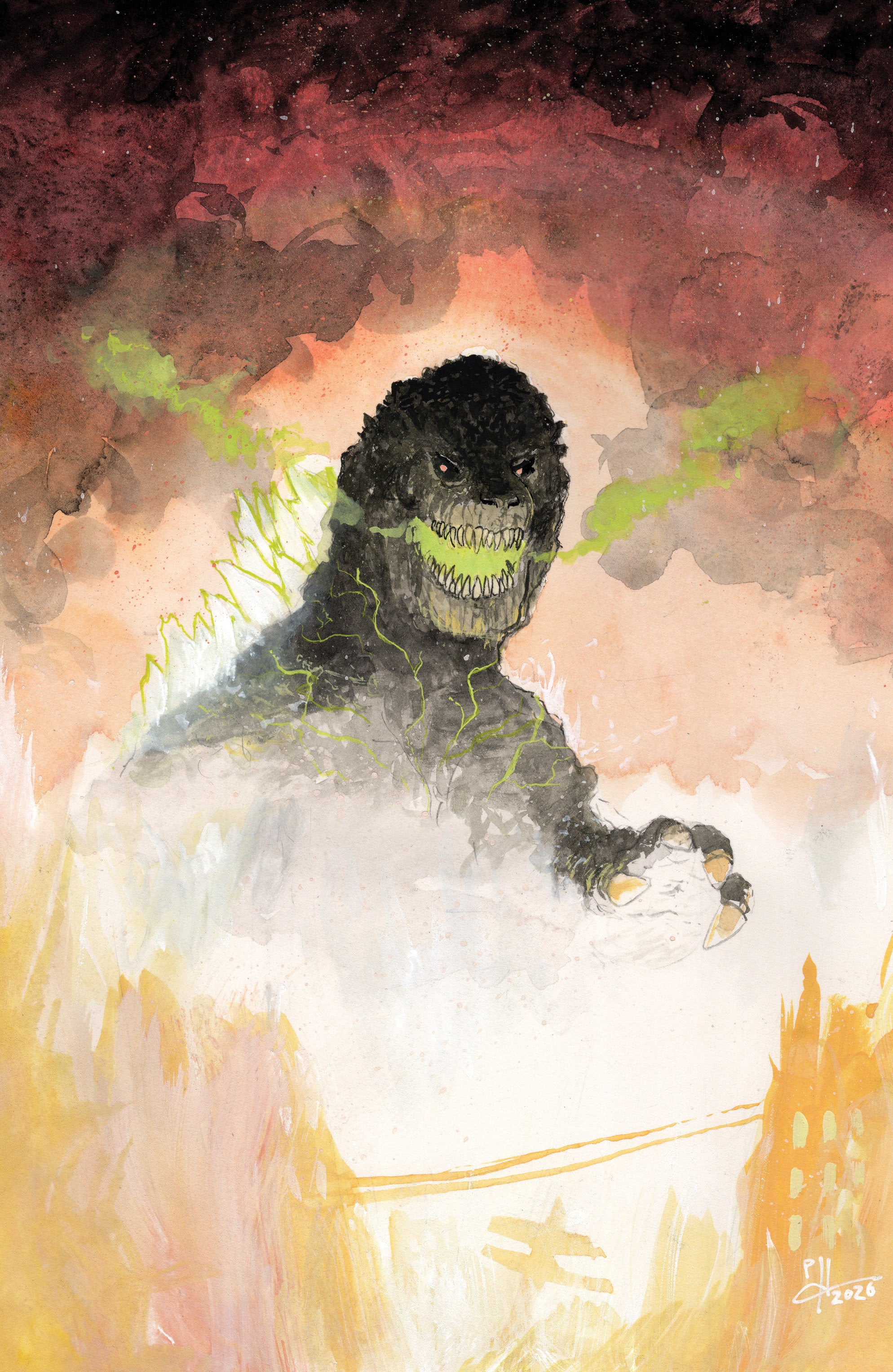 Preorder By 06/15 ~ The Horror of Godzilla [Kai-Sei Era] #1 Variant RI (25) (Horvath Full Art)