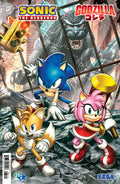 Preorder By 06/08 ~ Sonic the Hedgehog x Godzilla #1 Variant E (Suayan)