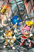 Preorder By 06/08 ~ Sonic the Hedgehog x Godzilla #1 Variant RI (75) (Suayan Full Art)