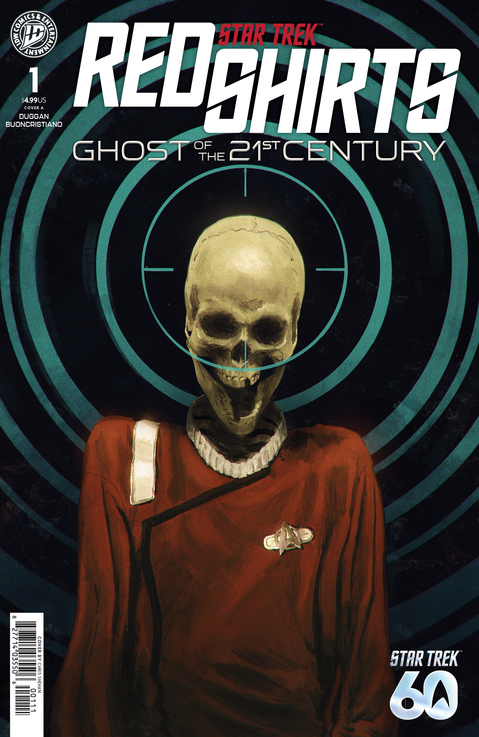 Preorder By 06/15 ~ Star Trek: Red Shirts--Ghost of the 21st Century #1 Cover A (Shehan)