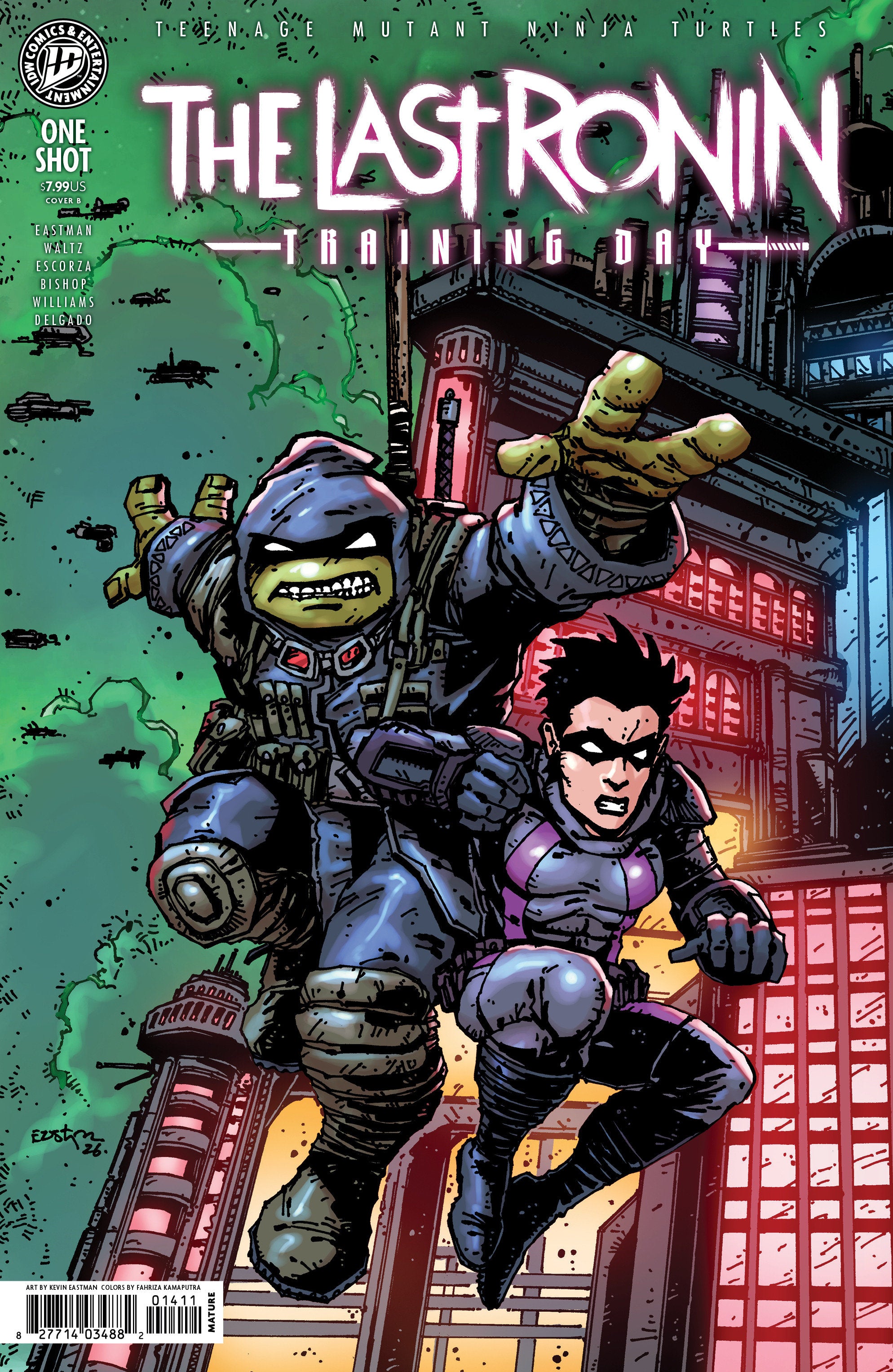 Preorder By 06/08 ~ Teenage Mutant Ninja Turtles: The Last Ronin--Training Day Variant B (Eastman)