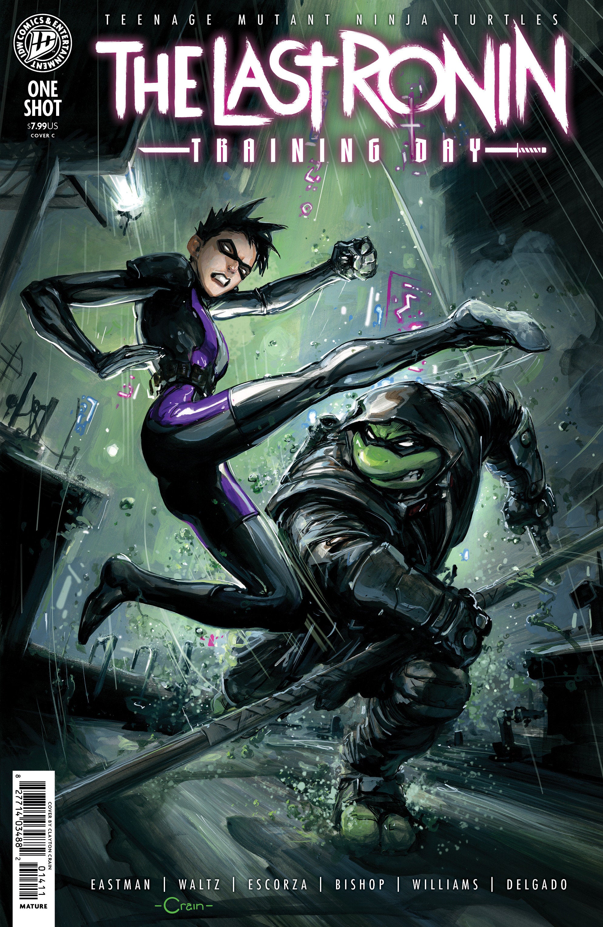 Preorder By 06/08 ~ Teenage Mutant Ninja Turtles: The Last Ronin--Training Day Variant C (Crain)