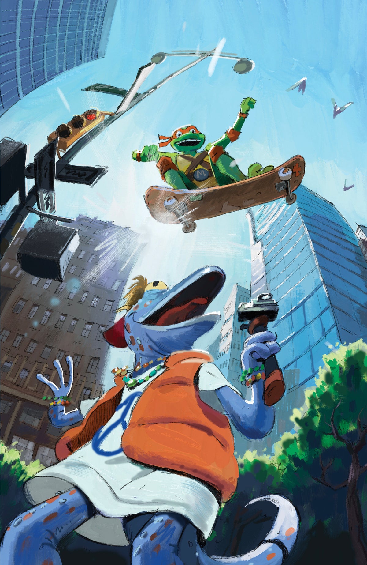 Tales of the Teenage Mutant Ninja Turtles: Coastal Chaos #2 Variant RI (10) (Chalky Wong Hobby Set Full Art)