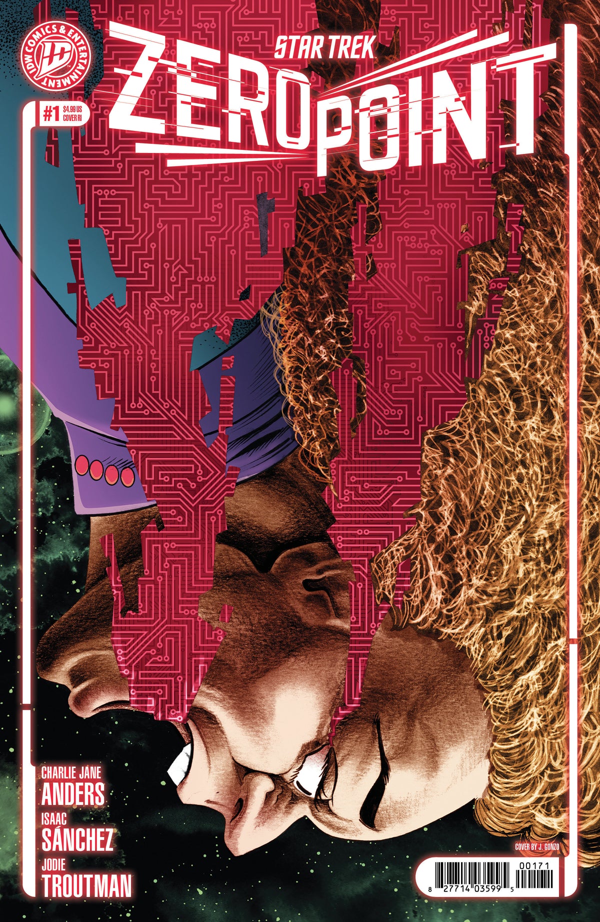 Star Trek: Zero Point #1 Variant RI (25) (J. Gonzo)