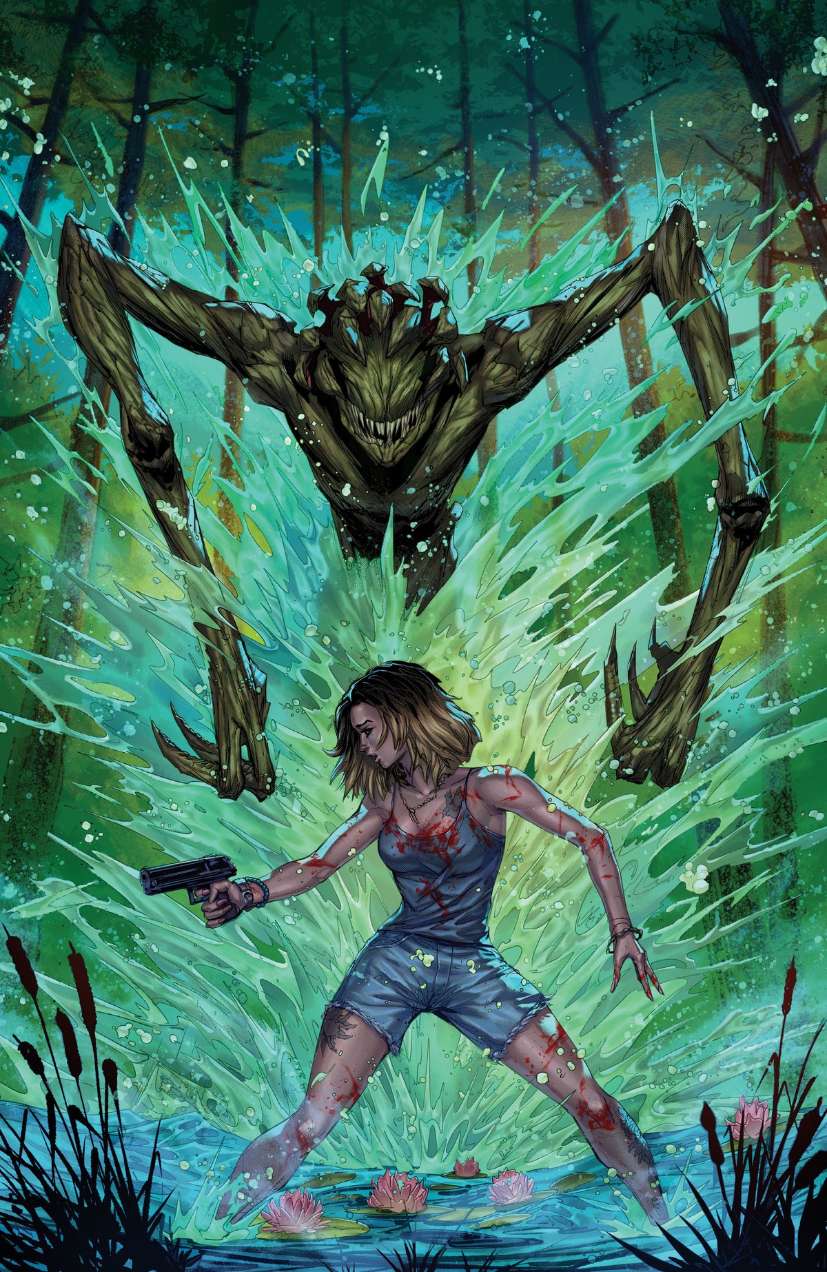 A Quiet Place: Rising Tides #1 Variant RI (25) (Kirkham Full Art)