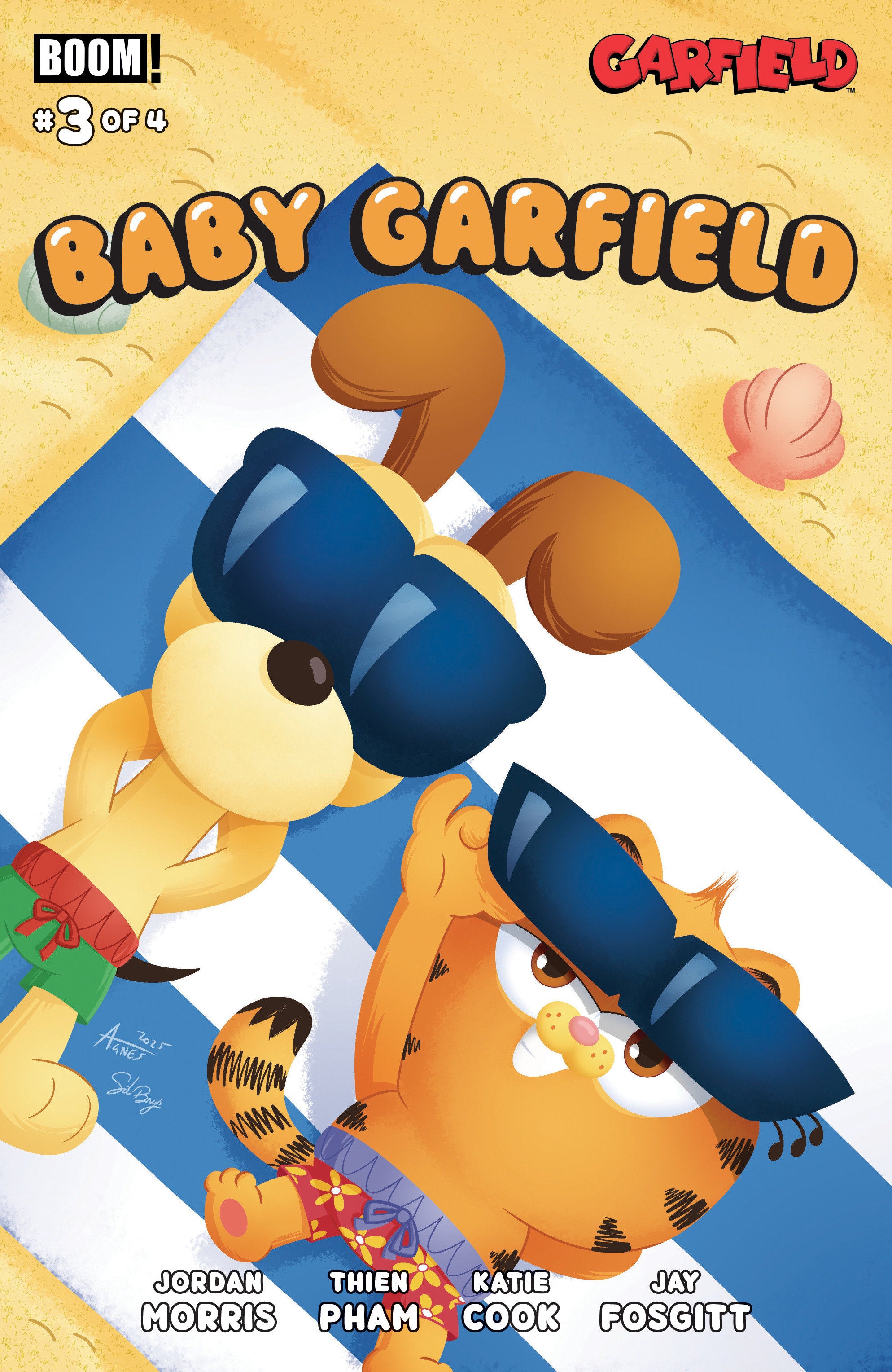 Preorder By 5/4/2026 ~ Baby Garfield #3 A Main (Dressed, Garbowska)