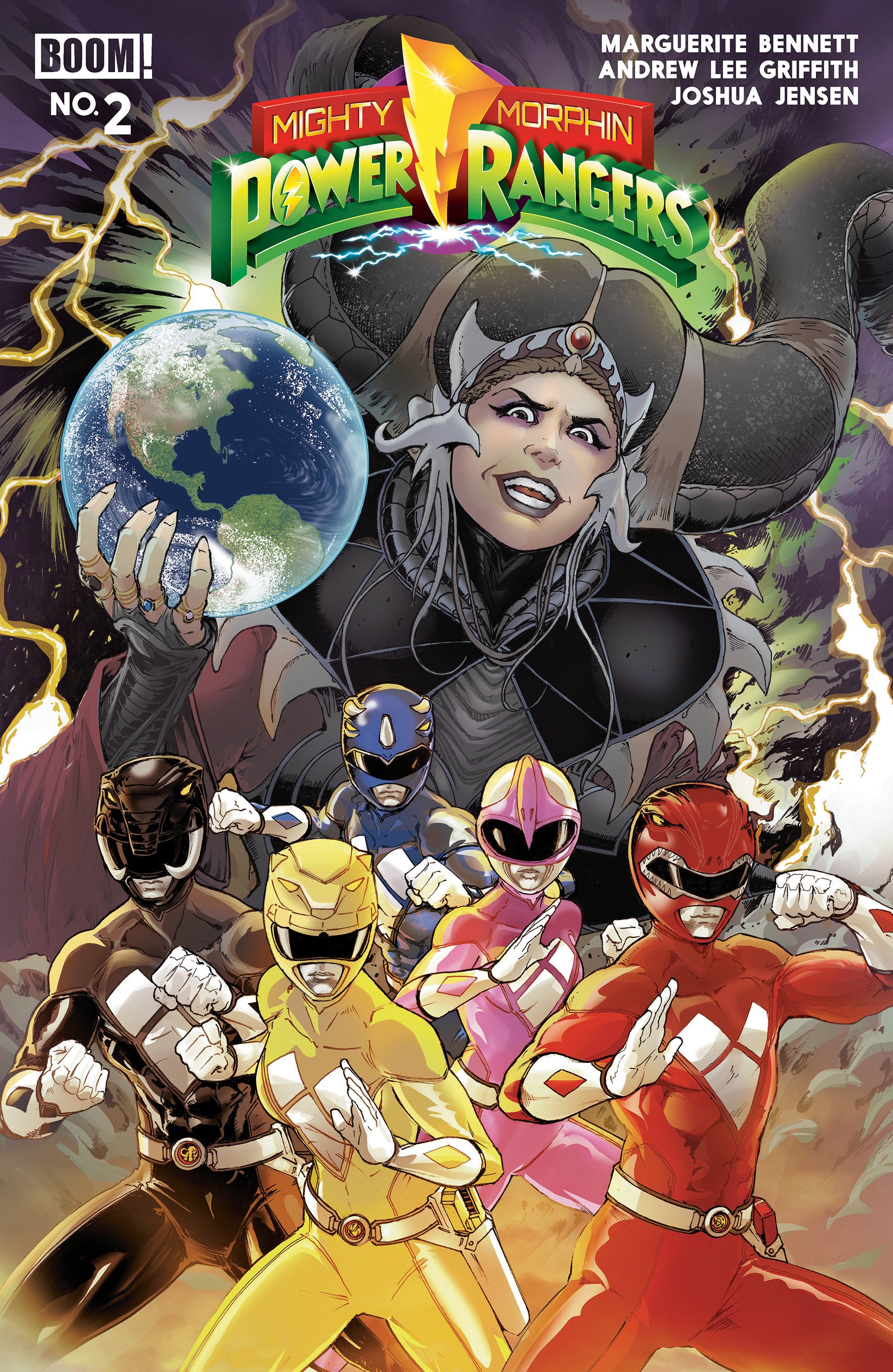 Preorder By 06/08 ~ Mighty Morphin Power Rangers (2026) #2 B Variant (Dressed, Griffith)