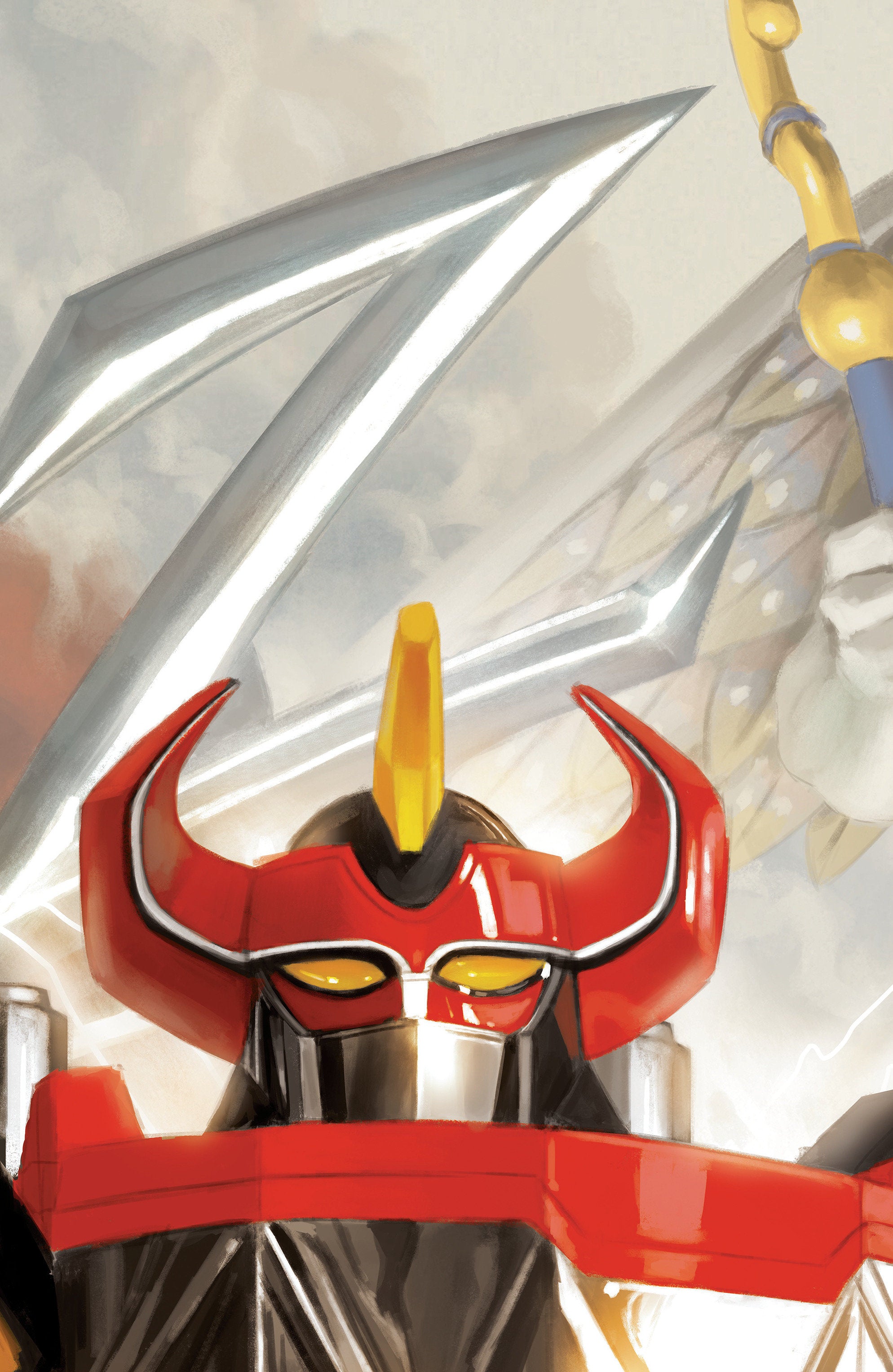 Preorder By 06/08 ~ Mighty Morphin Power Rangers (2026) #2 C Megazord Connecting Variant (Full Art, Mercado)